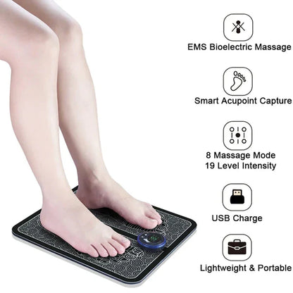 Intelligent EMS Foot Massager Mat